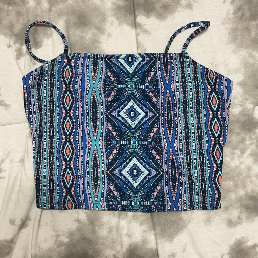 Print crop top